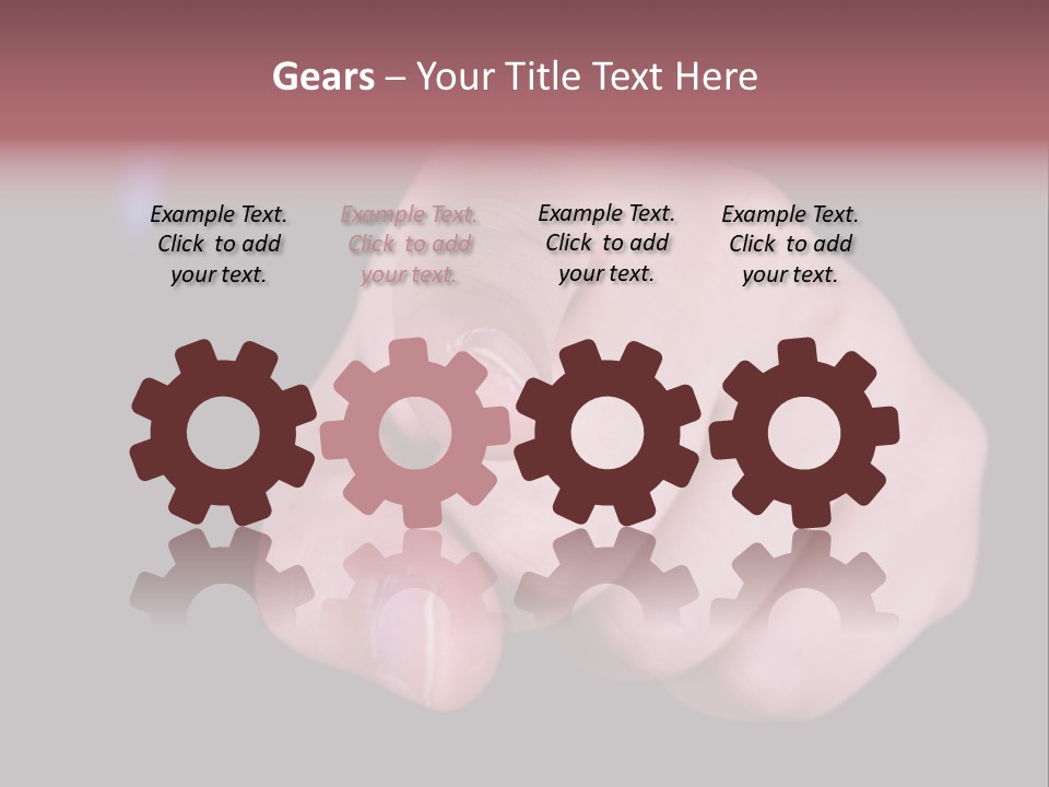 A Close Up Of Hand Pointing Towards Camera. PowerPoint Template