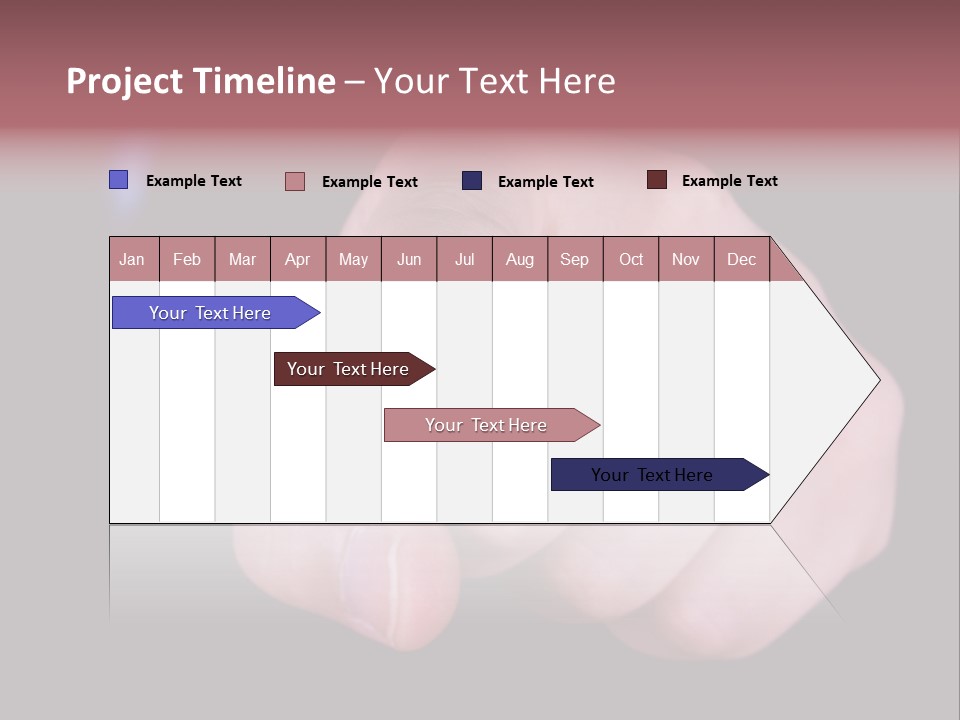 A Close Up Of Hand Pointing Towards Camera. PowerPoint Template