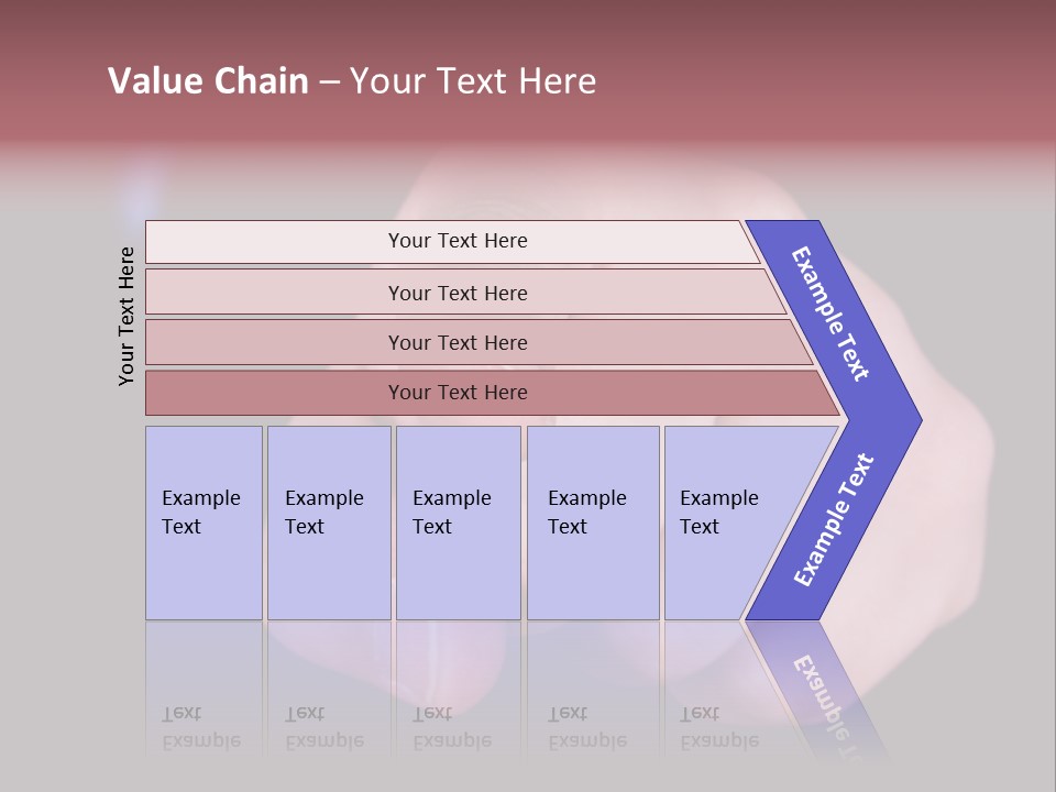 A Close Up Of Hand Pointing Towards Camera. PowerPoint Template