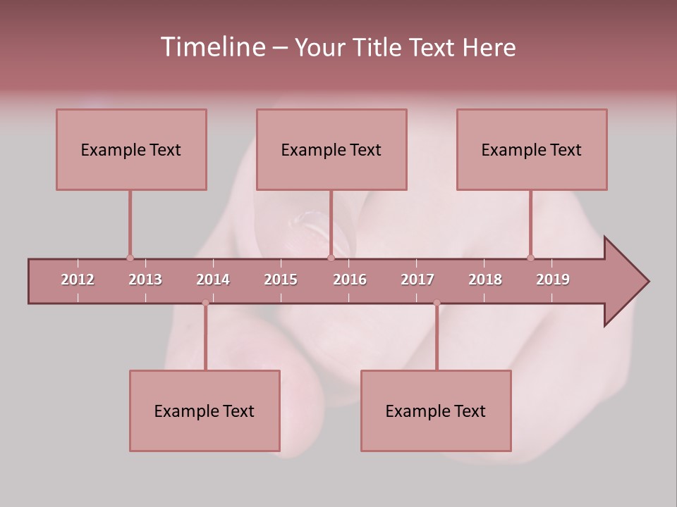 A Close Up Of Hand Pointing Towards Camera. PowerPoint Template