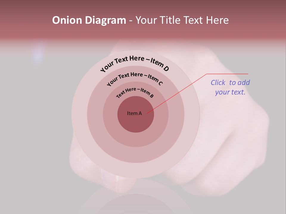 A Close Up Of Hand Pointing Towards Camera. PowerPoint Template
