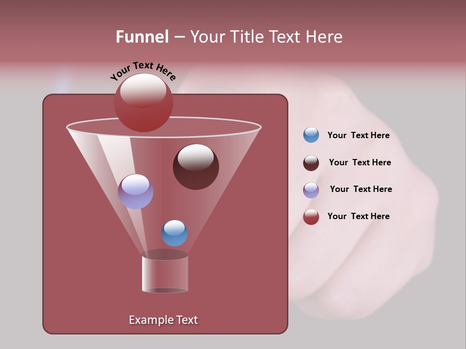 A Close Up Of Hand Pointing Towards Camera. PowerPoint Template