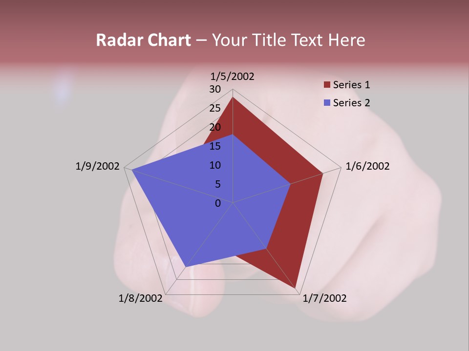 A Close Up Of Hand Pointing Towards Camera. PowerPoint Template