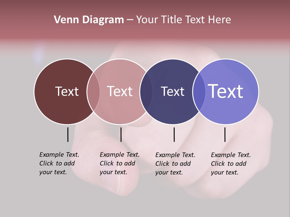 A Close Up Of Hand Pointing Towards Camera. PowerPoint Template
