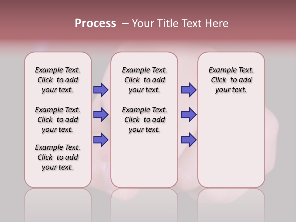 A Close Up Of Hand Pointing Towards Camera. PowerPoint Template