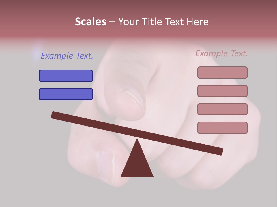 A Close Up Of Hand Pointing Towards Camera. PowerPoint Template