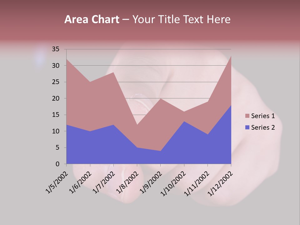 A Close Up Of Hand Pointing Towards Camera. PowerPoint Template