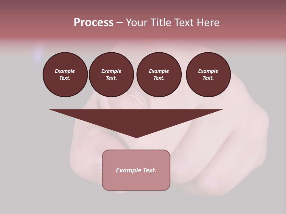A Close Up Of Hand Pointing Towards Camera. PowerPoint Template