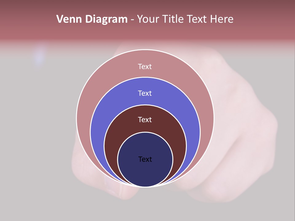 A Close Up Of Hand Pointing Towards Camera. PowerPoint Template