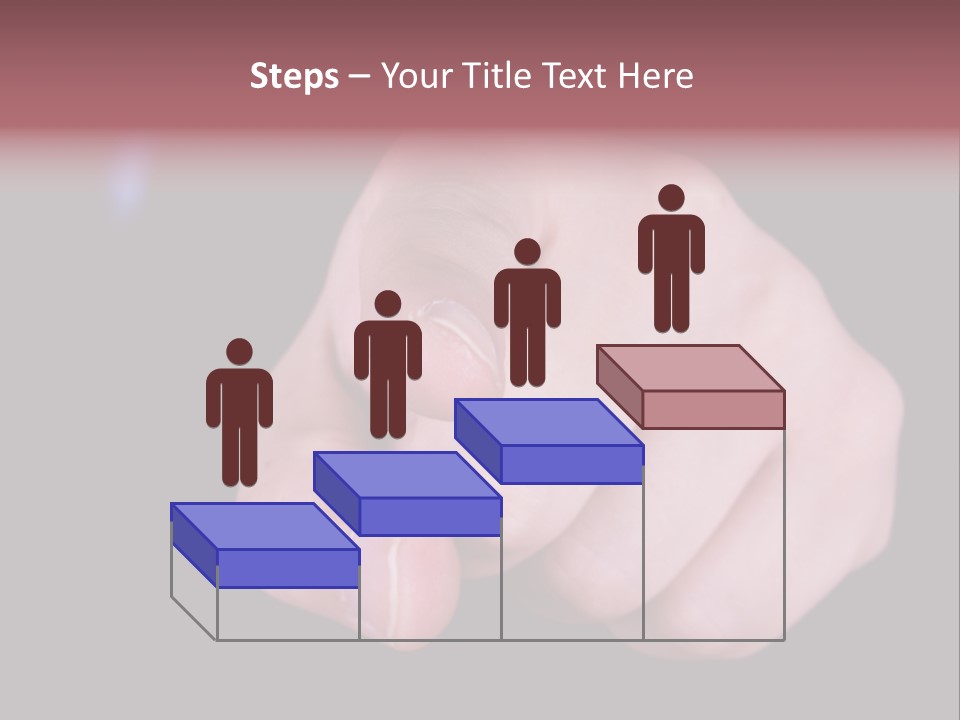 A Close Up Of Hand Pointing Towards Camera. PowerPoint Template