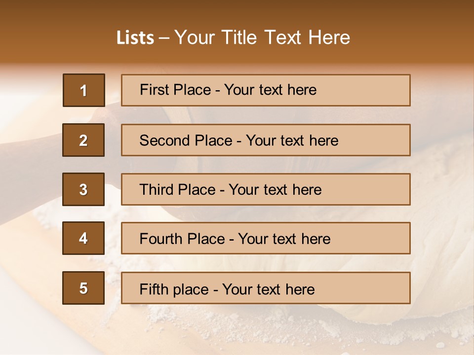 Yeast Dough For Baking PowerPoint Template