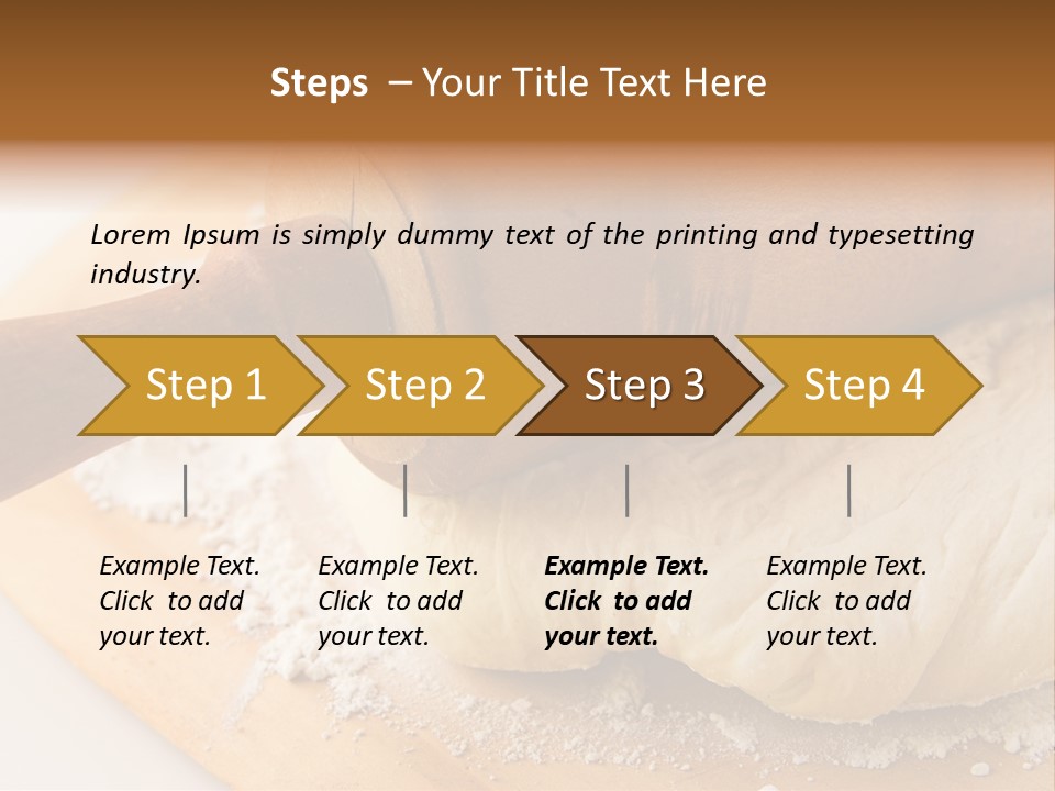 Yeast Dough For Baking PowerPoint Template