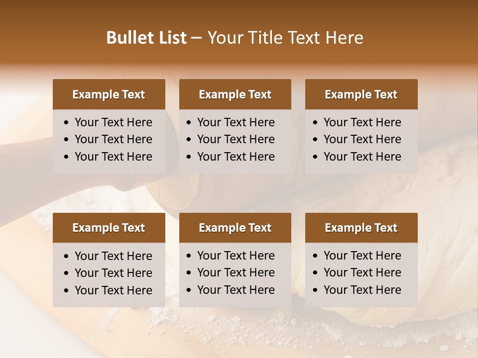 Yeast Dough For Baking PowerPoint Template