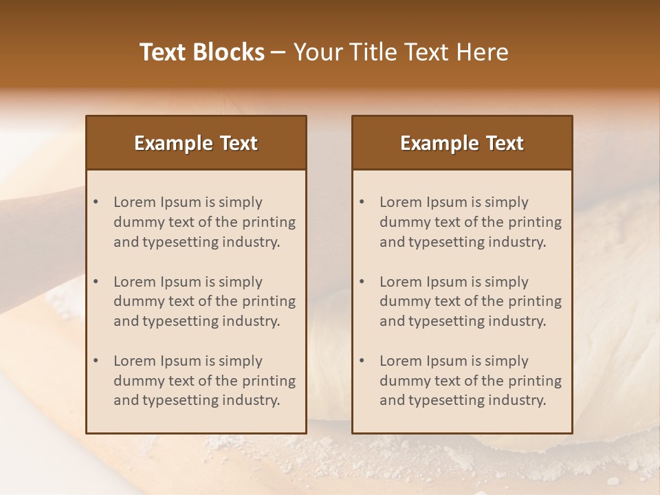 Yeast Dough For Baking PowerPoint Template