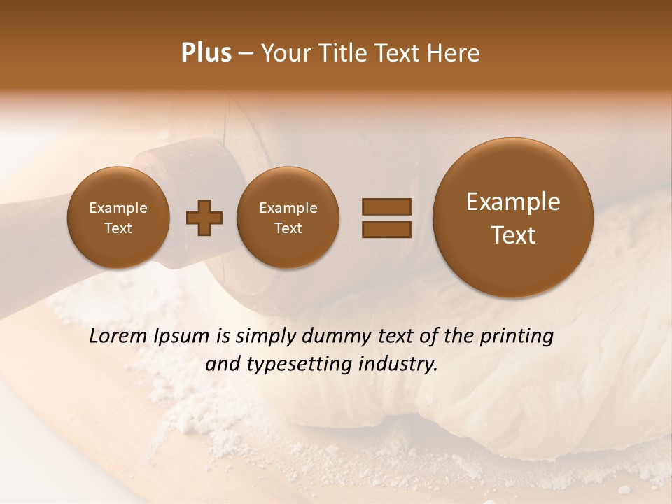 Yeast Dough For Baking PowerPoint Template
