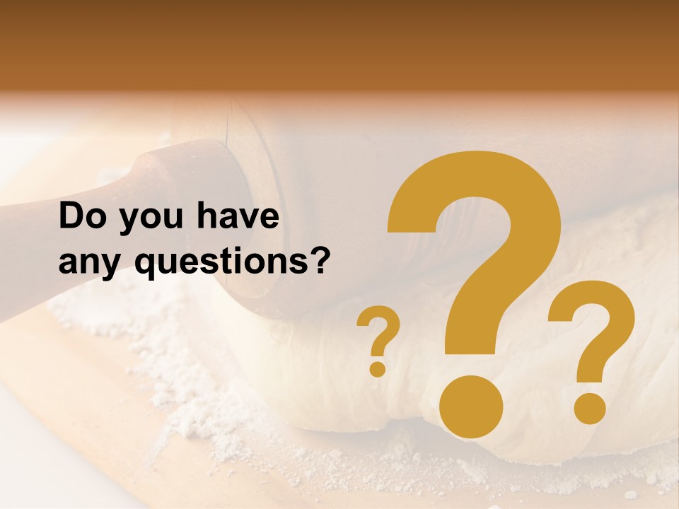 Yeast Dough For Baking PowerPoint Template