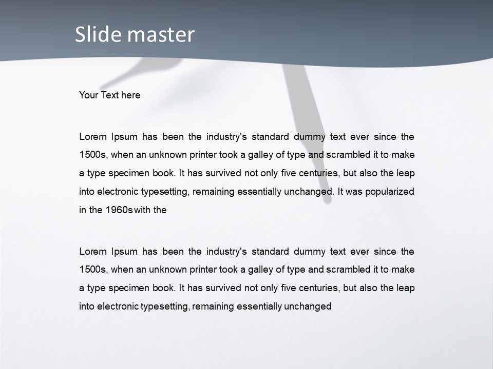 Close Up Of A Watch PowerPoint Template