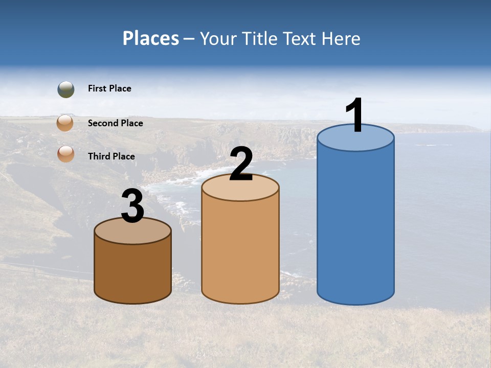 Lands End Cliffs PowerPoint Template
