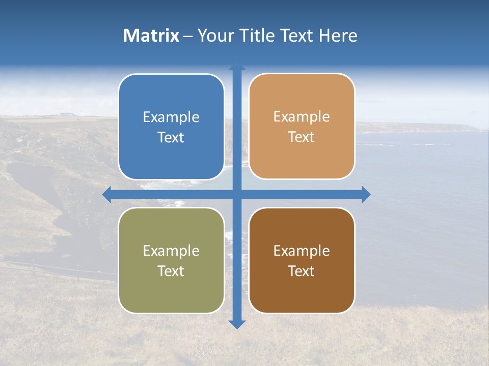 Lands End Cliffs PowerPoint Template
