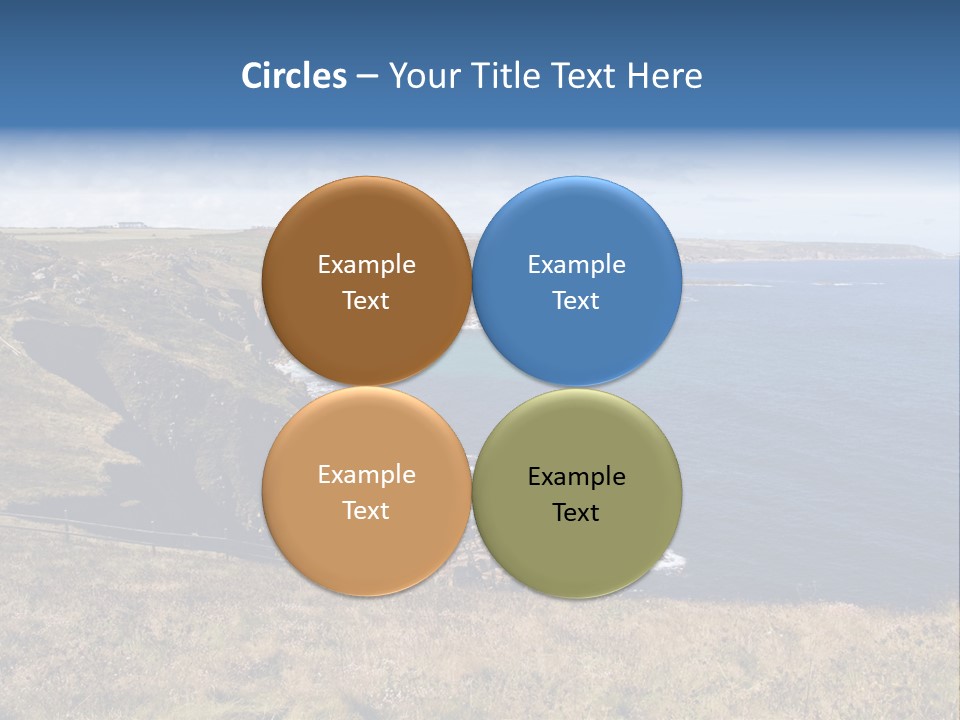 Lands End Cliffs PowerPoint Template