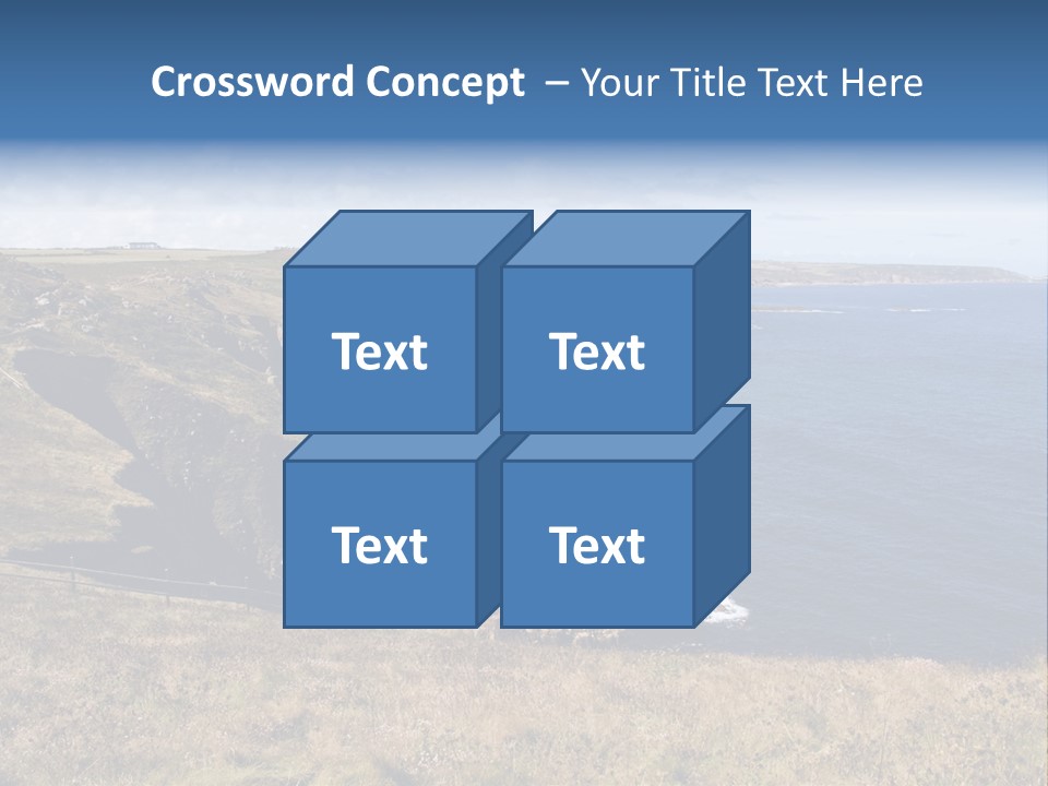 Lands End Cliffs PowerPoint Template