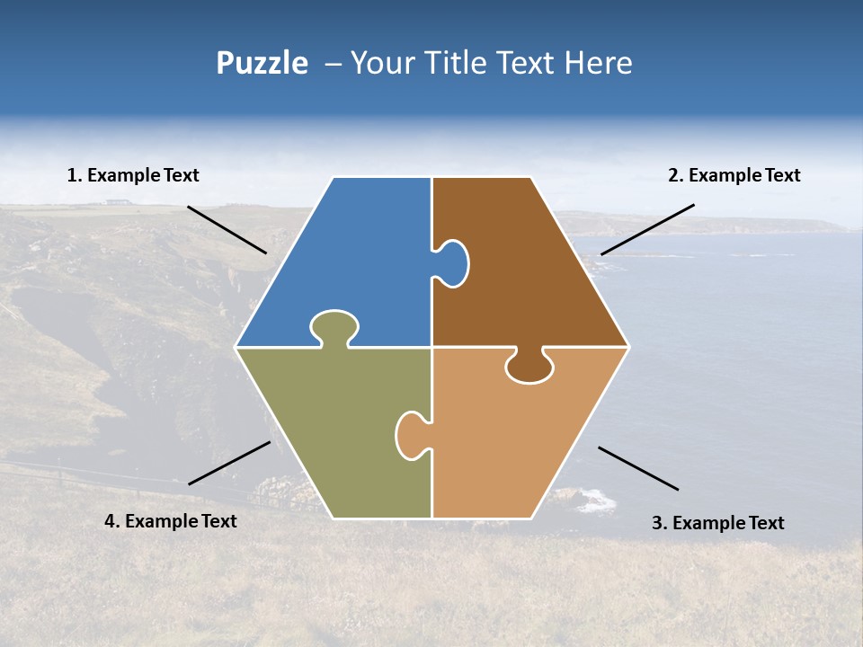 Lands End Cliffs PowerPoint Template