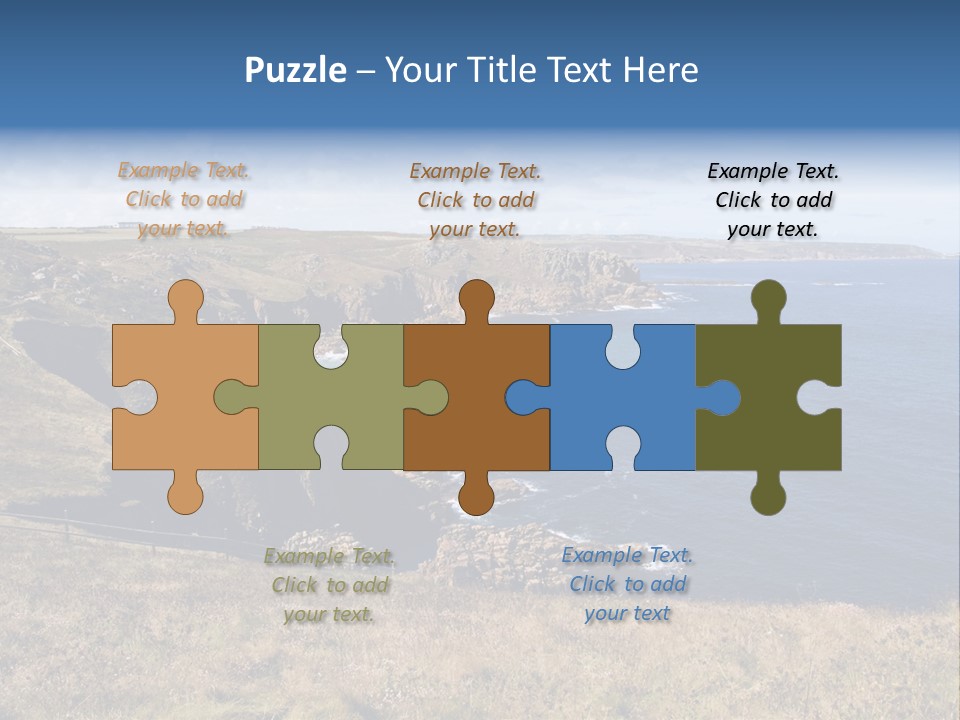 Lands End Cliffs PowerPoint Template