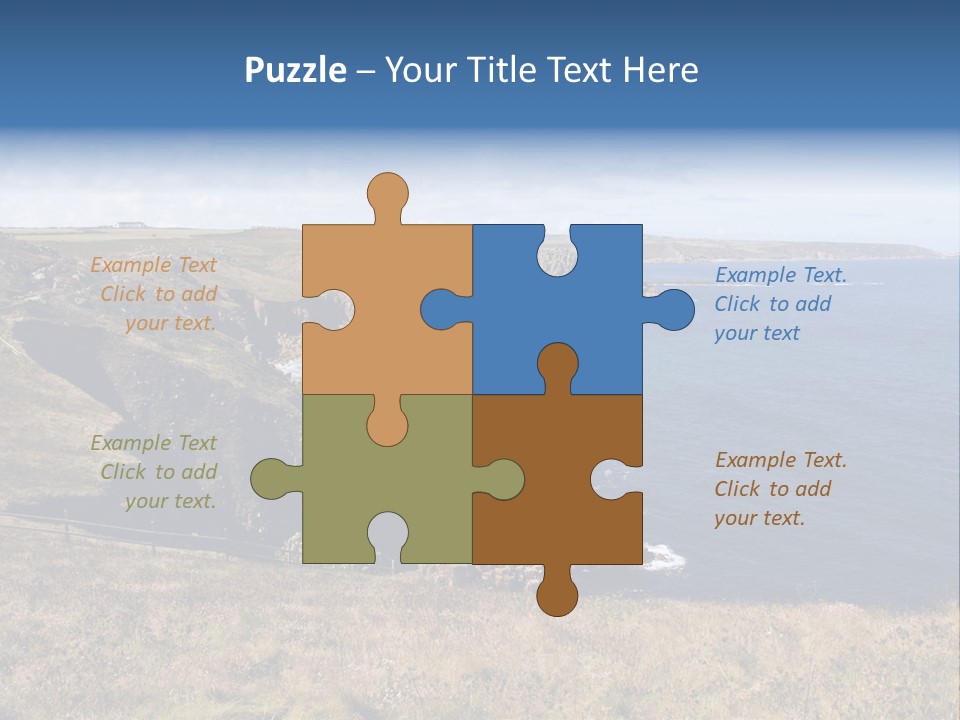 Lands End Cliffs PowerPoint Template