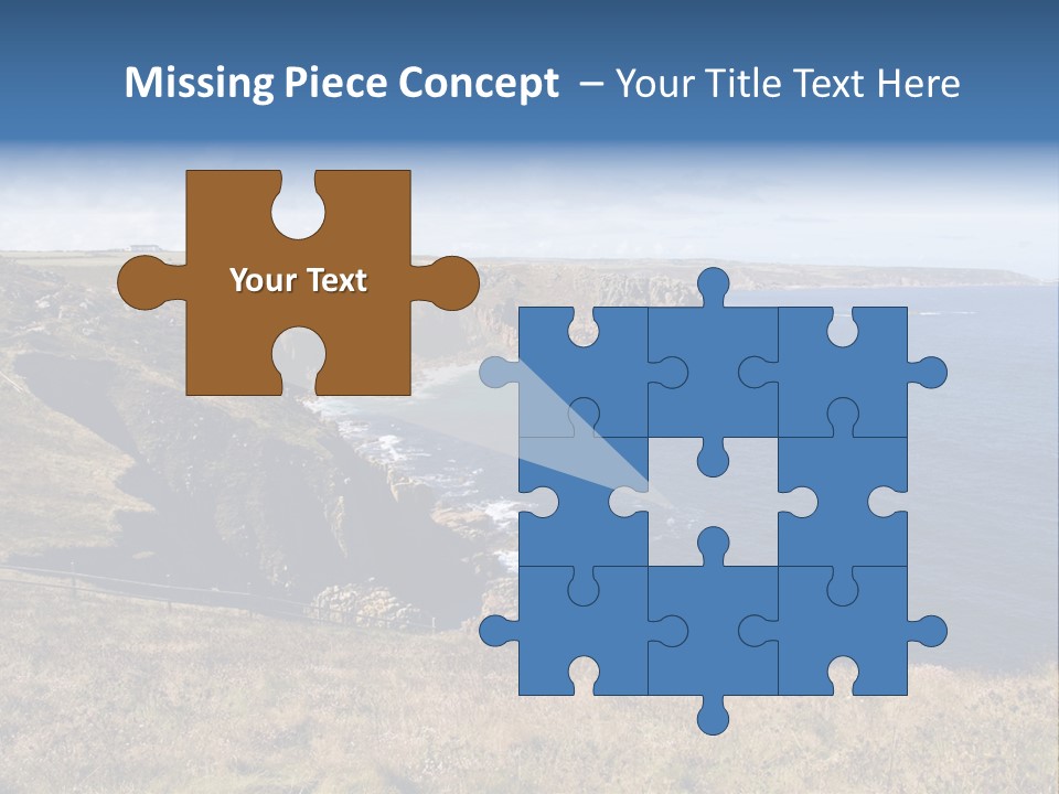 Lands End Cliffs PowerPoint Template