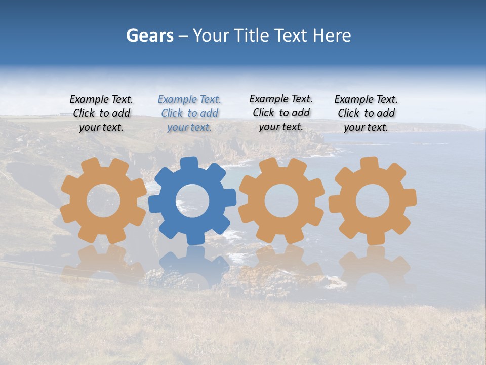 Lands End Cliffs PowerPoint Template