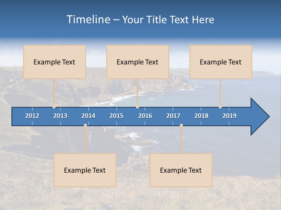 Lands End Cliffs PowerPoint Template