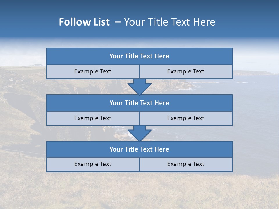 Lands End Cliffs PowerPoint Template