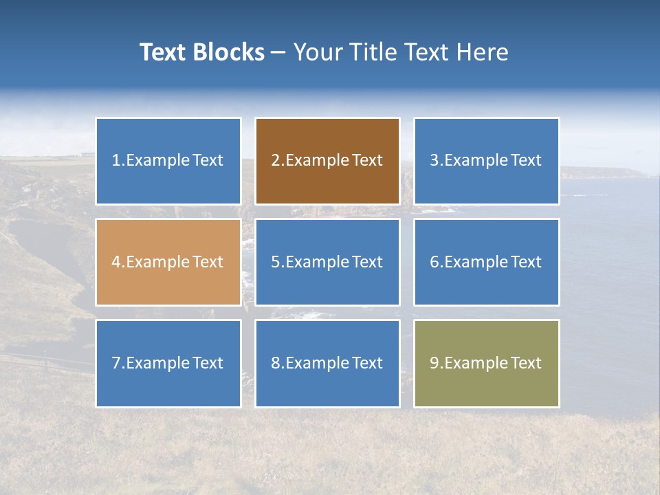 Lands End Cliffs PowerPoint Template