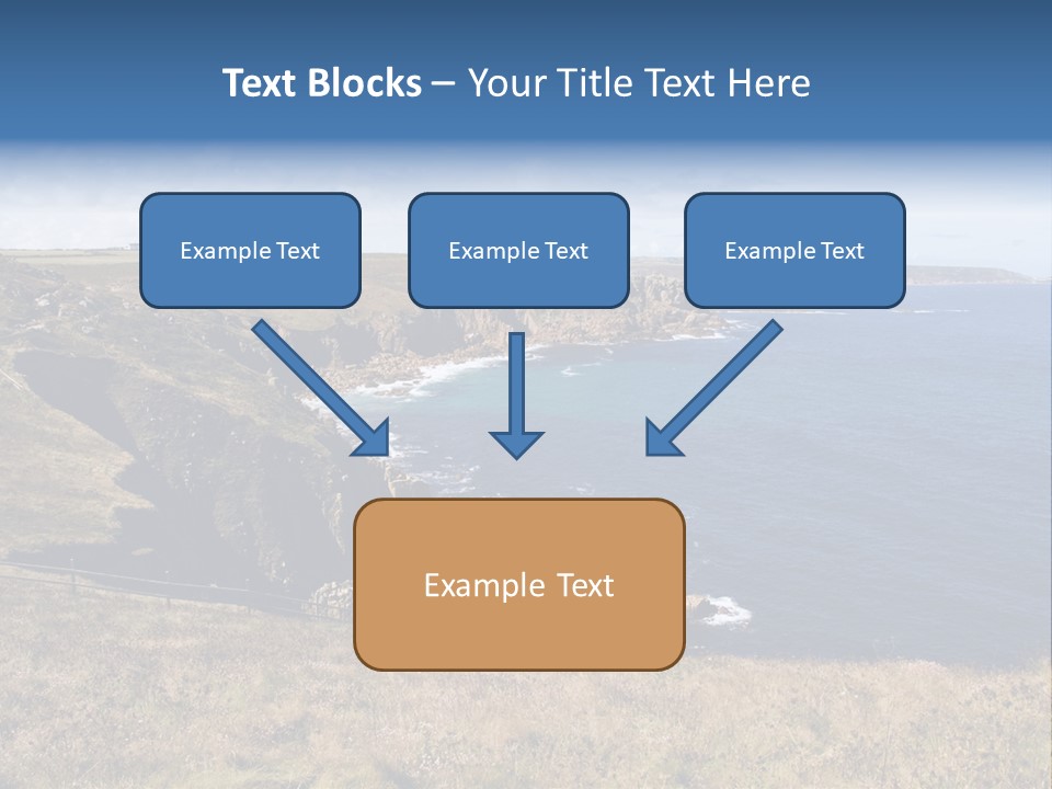 Lands End Cliffs PowerPoint Template