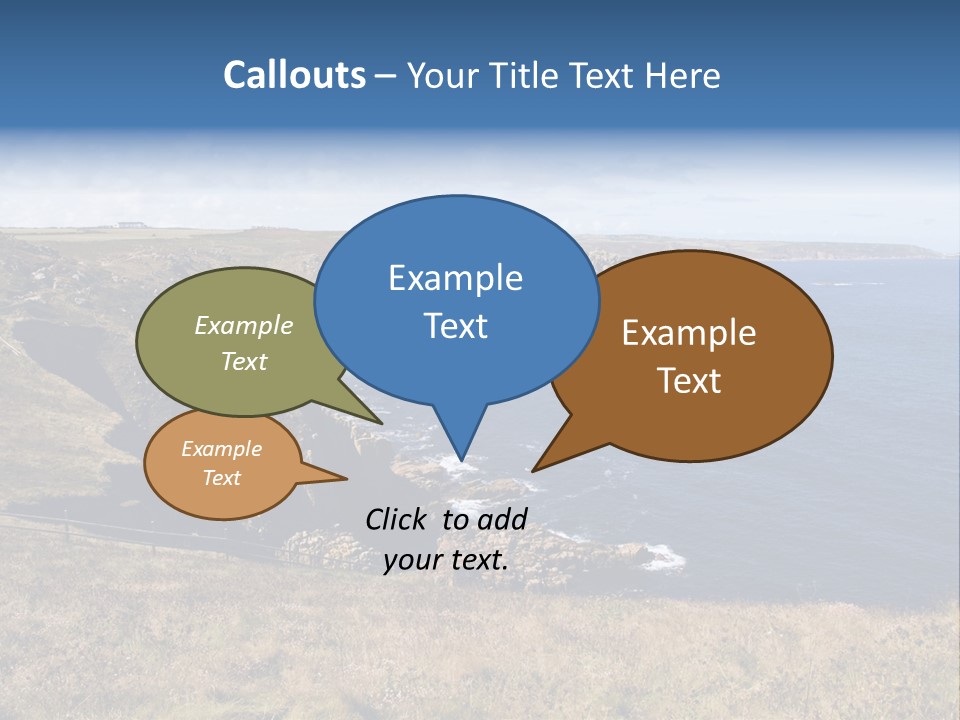 Lands End Cliffs PowerPoint Template
