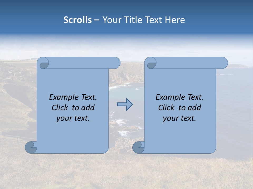 Lands End Cliffs PowerPoint Template