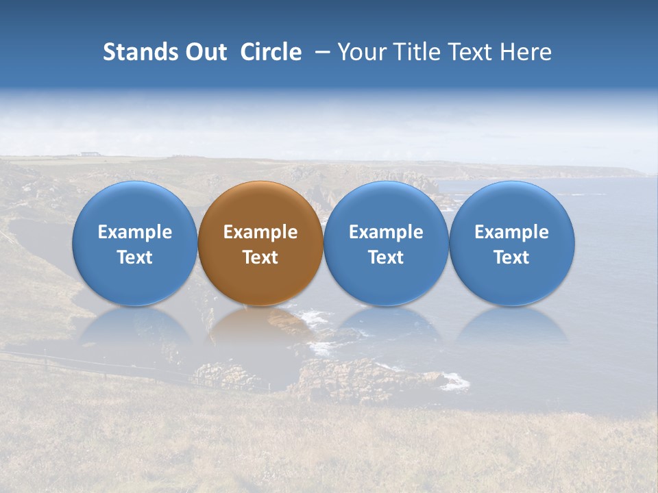 Lands End Cliffs PowerPoint Template