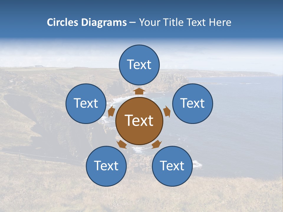 Lands End Cliffs PowerPoint Template