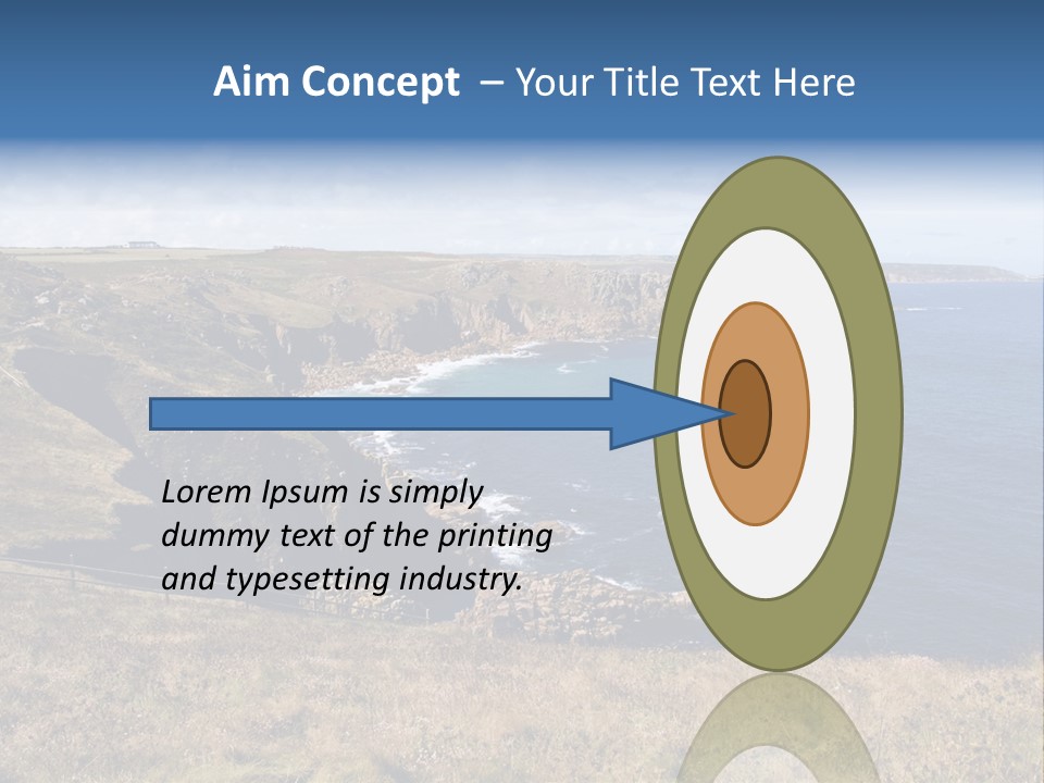 Lands End Cliffs PowerPoint Template