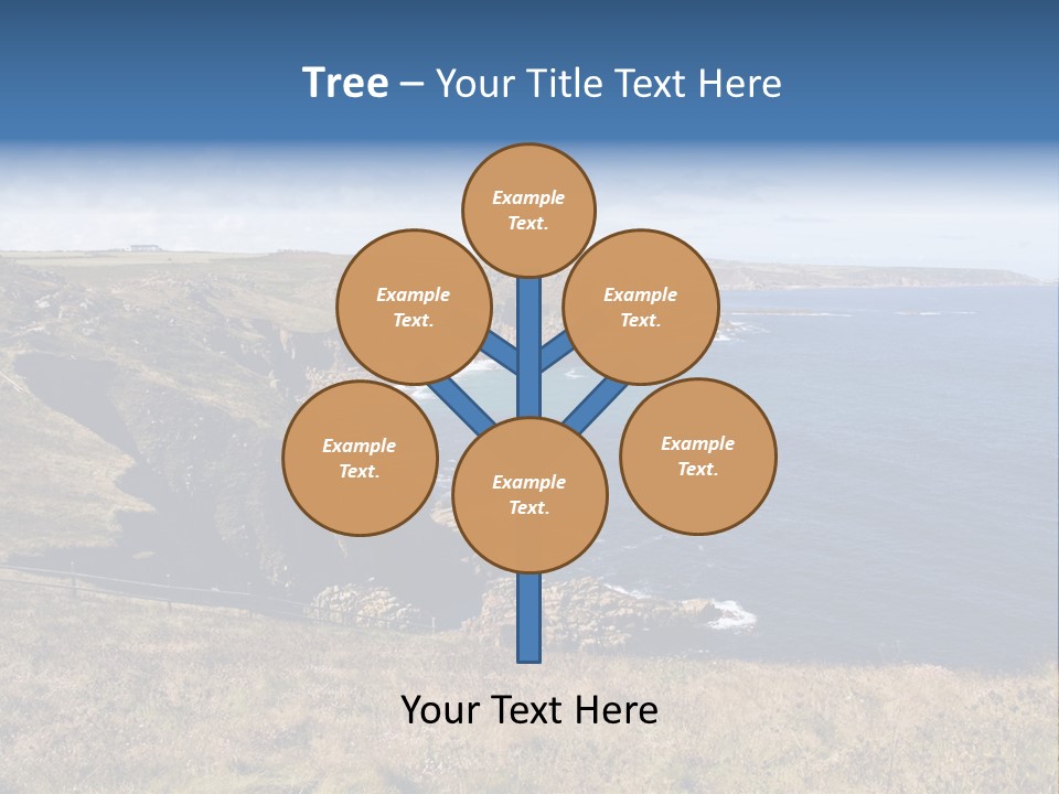 Lands End Cliffs PowerPoint Template