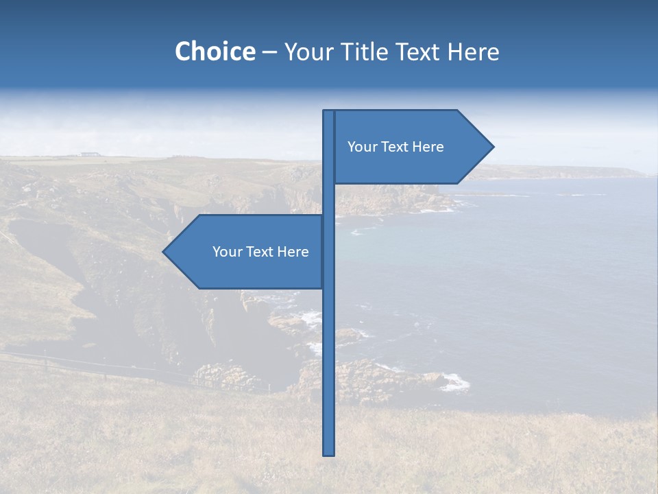 Lands End Cliffs PowerPoint Template