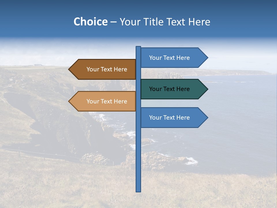 Lands End Cliffs PowerPoint Template