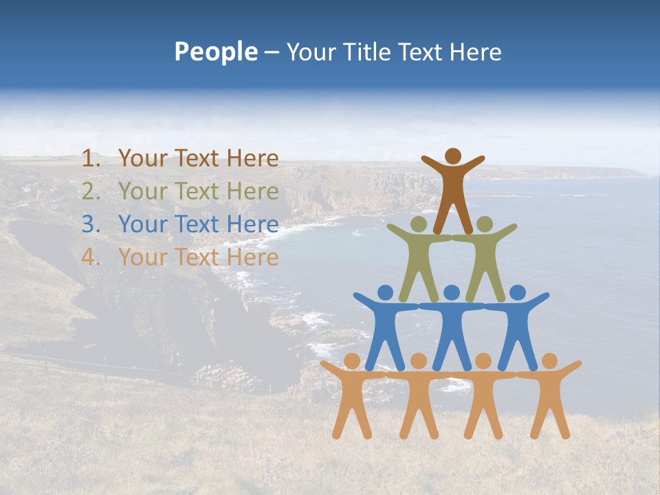 Lands End Cliffs PowerPoint Template