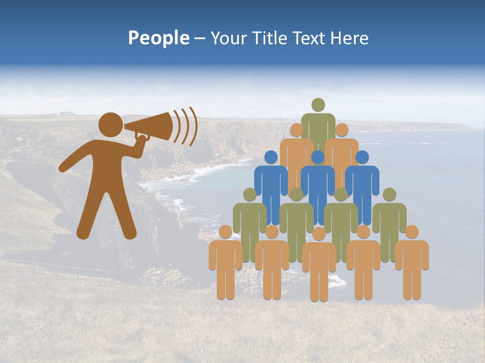 Lands End Cliffs PowerPoint Template