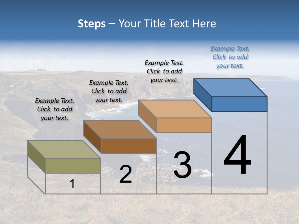 Lands End Cliffs PowerPoint Template
