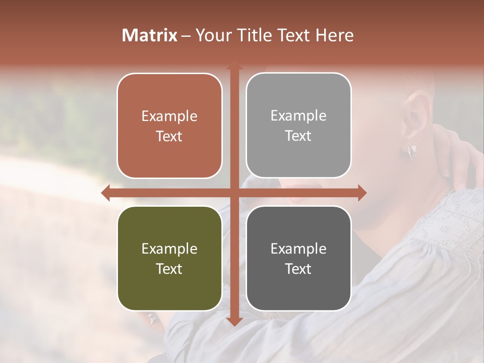 Breast Cancer Survivor With Positive Attitude PowerPoint Template