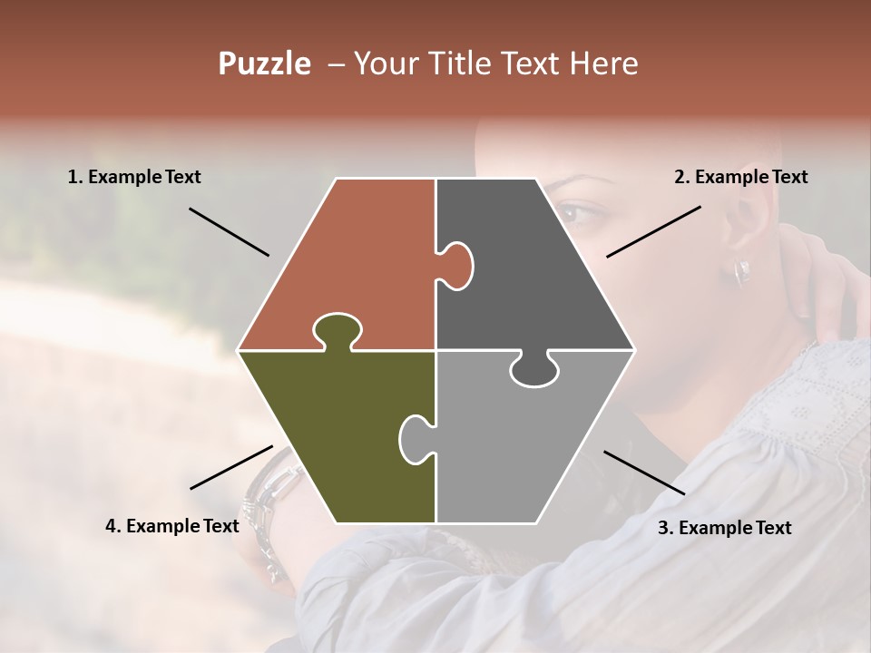 Breast Cancer Survivor With Positive Attitude PowerPoint Template