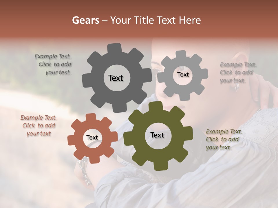 Breast Cancer Survivor With Positive Attitude PowerPoint Template