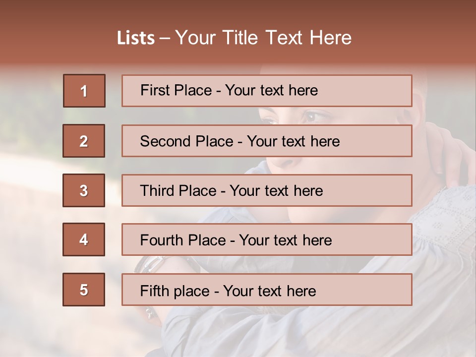 Breast Cancer Survivor With Positive Attitude PowerPoint Template