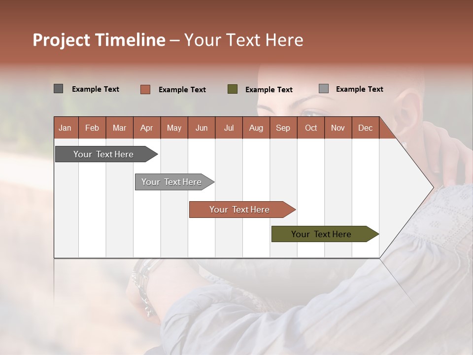 Breast Cancer Survivor With Positive Attitude PowerPoint Template